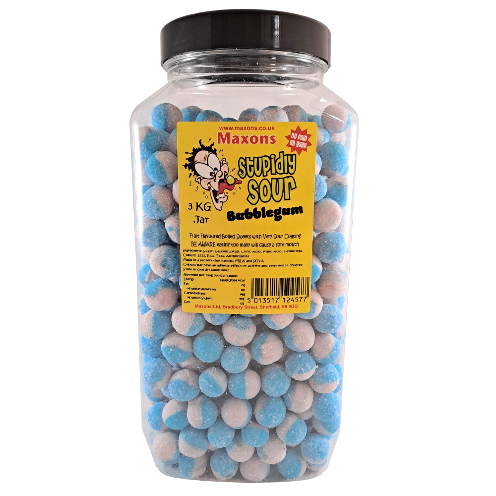 Stupidly Sour Bubblegum Sweets