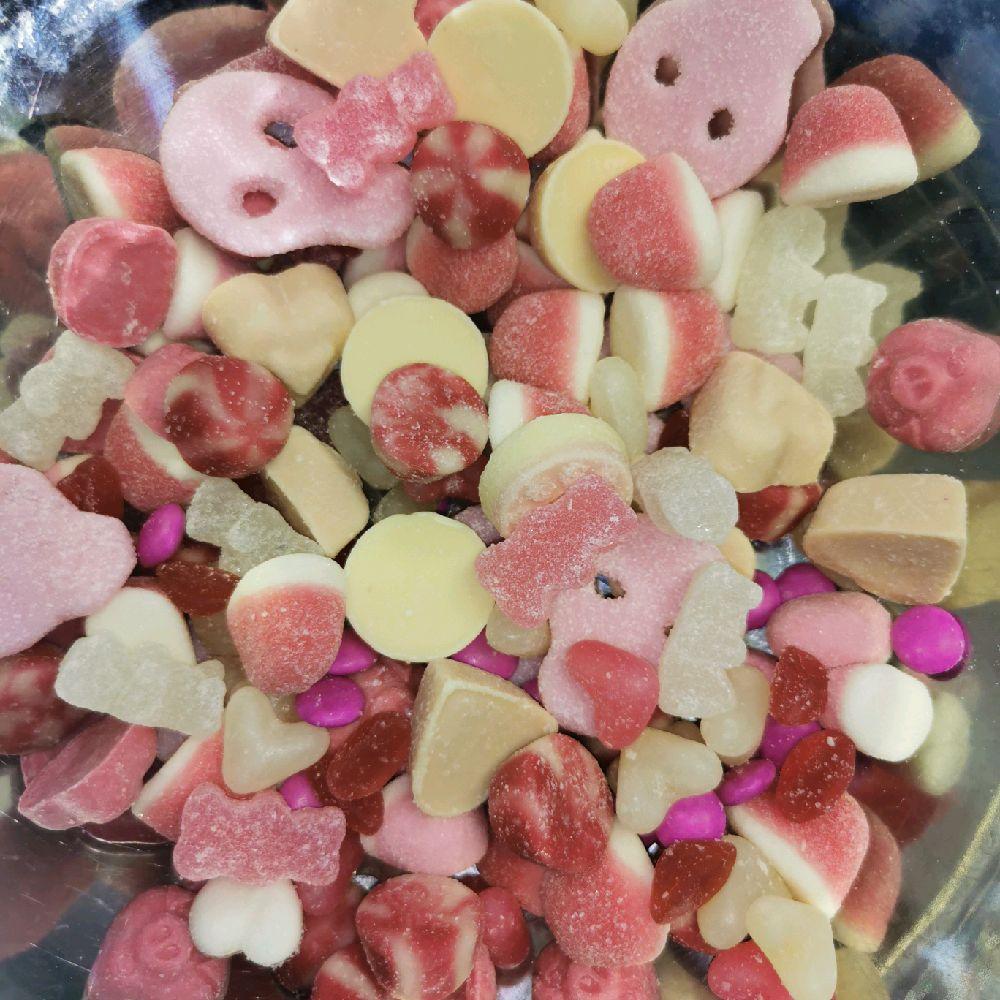 Pink Mix 500g - Sweet Confectionery in Pink Colors